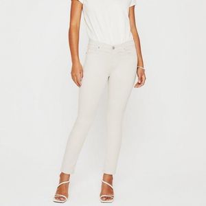Ag Adriano Goldschmied cream the prima Cigarette Crop jeans Women's Size 31R